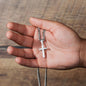 To My Dad Blessed I Love You | Cuban Chain with Artisan Cross Necklace
