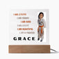 Grace Karate Kid Acrylic