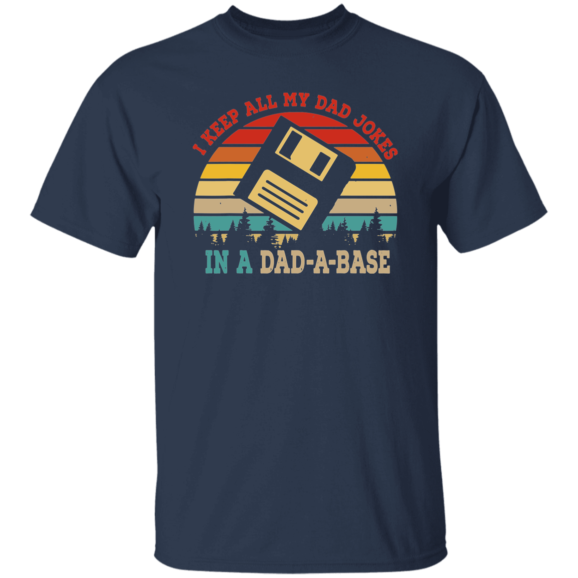 Men's Dad-Base Funny T-Shirt