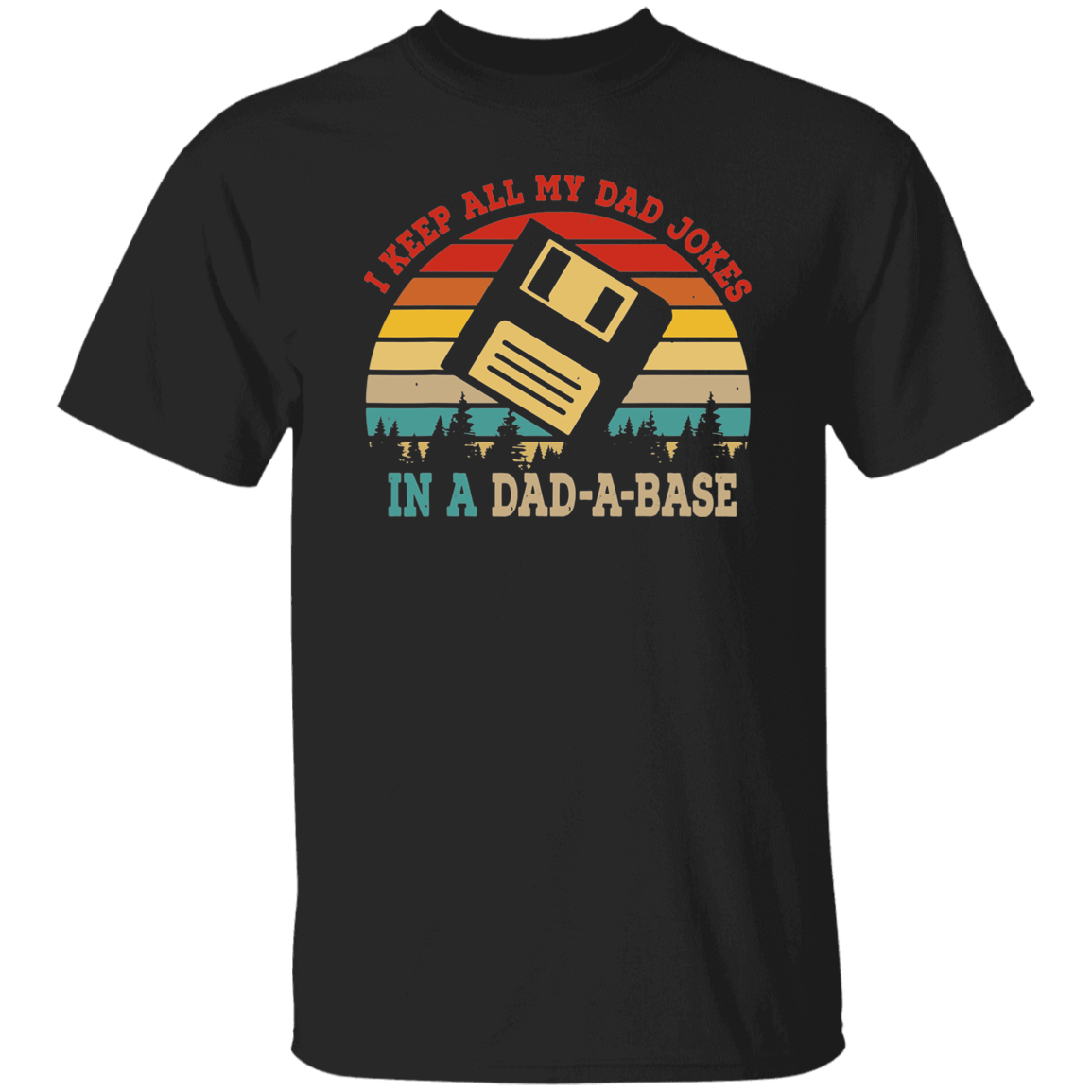 Men's Dad-Base Funny T-Shirt