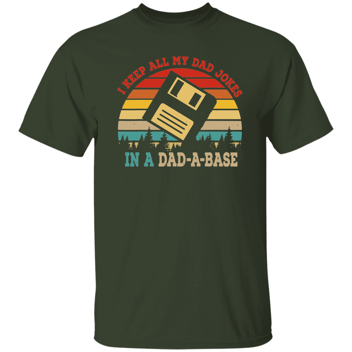 Men's Dad-Base Funny T-Shirt