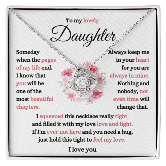 To My Lovely Daughter | Beautiful Chapters | Love Knot Necklace