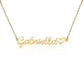Personalized Name Heart Necklace