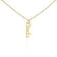 Name Pendant Personalized Vertical