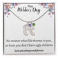Happy Mother's Day | Feet Personalized Name Necklace Birthstone Humor