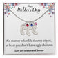 Happy Mother's Day | Feet Personalized Name Necklace Birthstone Humor