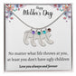 Happy Mother's Day | Feet Personalized Name Necklace Birthstone Humor