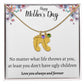 Happy Mother's Day | Feet Personalized Name Necklace Birthstone Humor