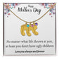 Happy Mother's Day | Feet Personalized Name Necklace Birthstone Humor