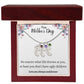 Happy Mother's Day | Feet Personalized Name Necklace Birthstone Humor