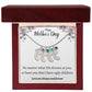 Happy Mother's Day | Feet Personalized Name Necklace Birthstone Humor